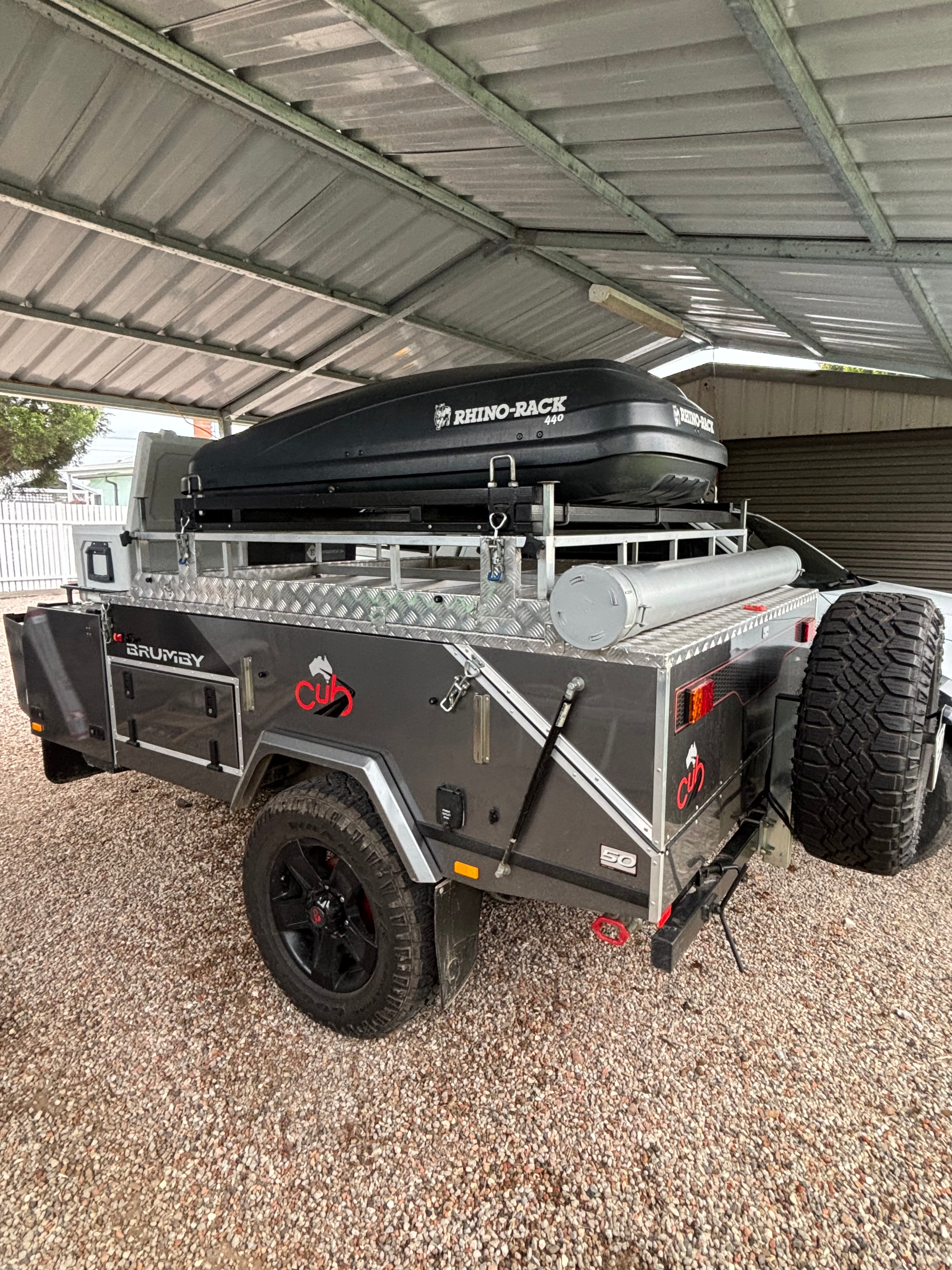 Camper trailer inspected by Mobile Rego NSW